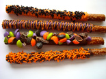 halloween pretzel sticks!